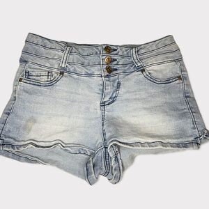 Blue spice super stretch jean short
